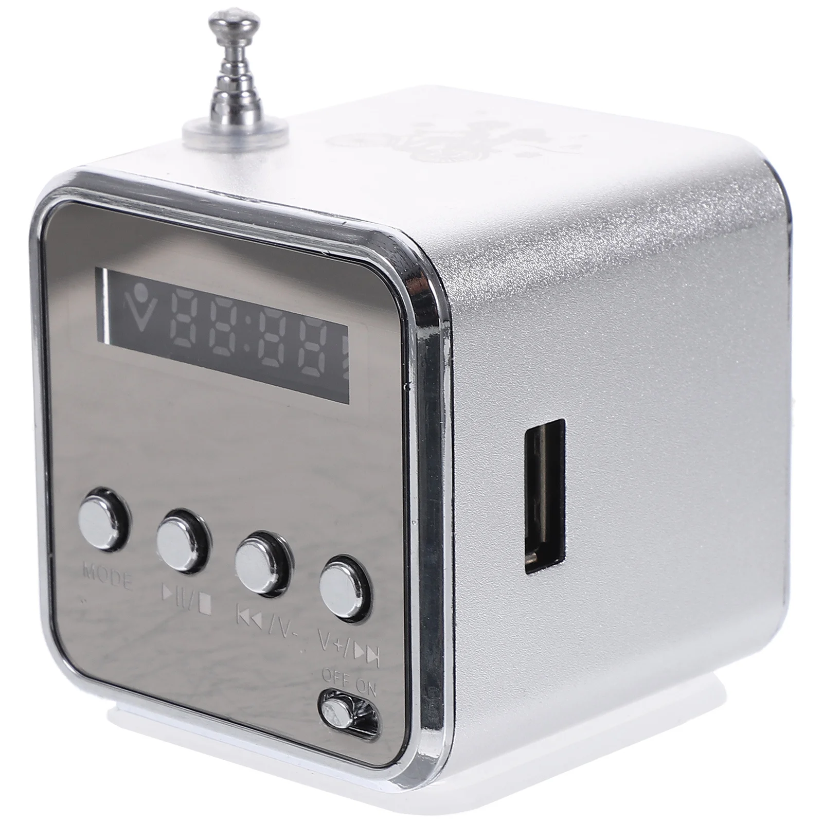 

Speaker Mini Portable Retro Wireless Aluminum Alloy Travel Music Player Gifts Teen Girls Lightweight Durable Practical