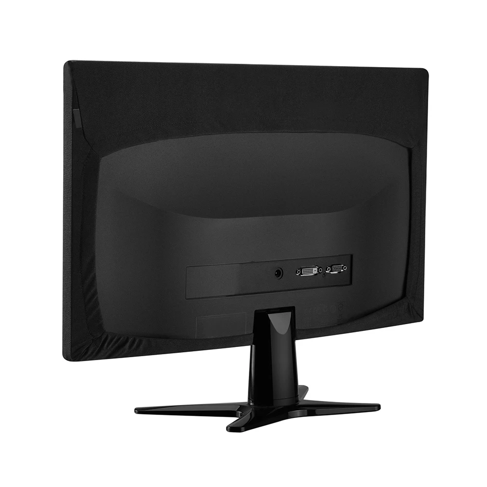 Elastic Cotton Computer Screen Cover Dustproof Protective Cover for Desktop Monitor Stretchy Fit Home Office Use