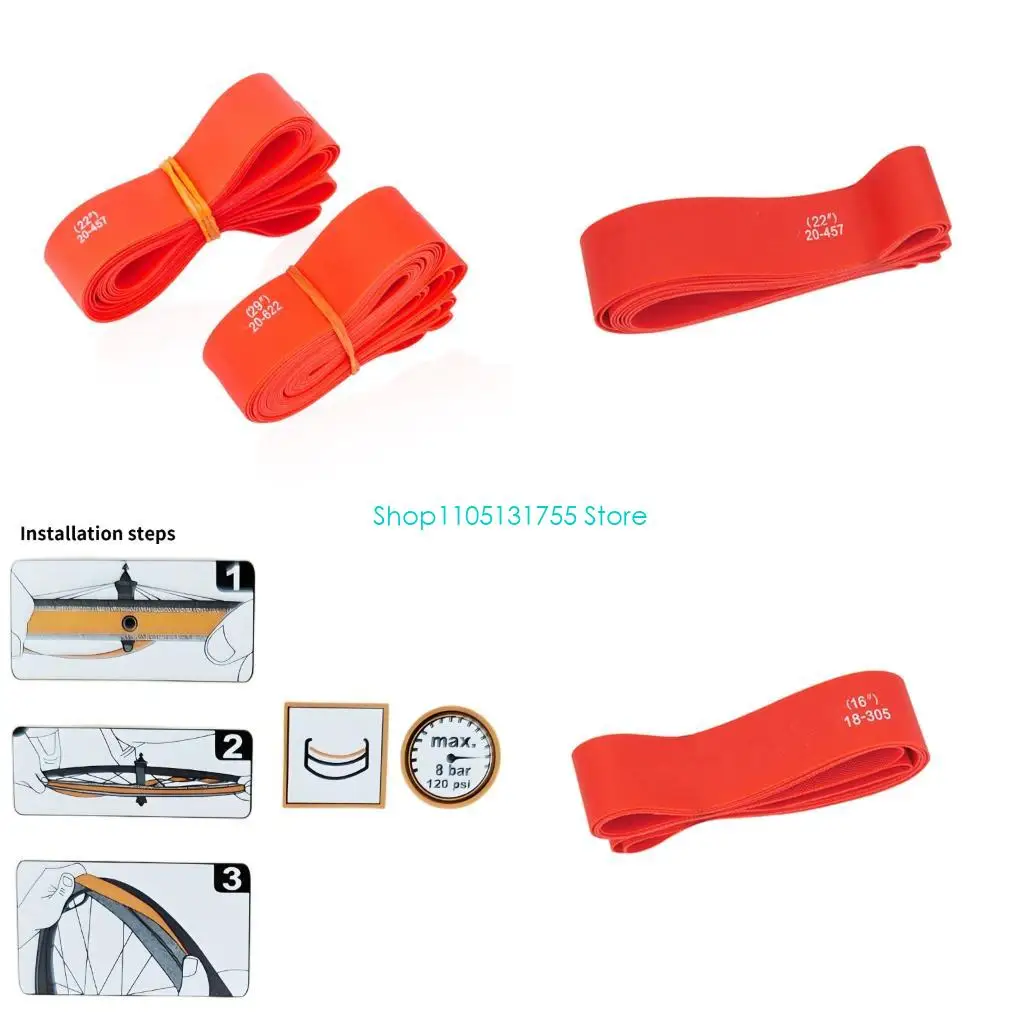 

Cycling Tire Guard Flat Defense Design Slip-Resistant Texture Impervious to Weather Light Shock Absorption