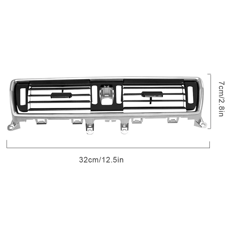 Air Outlet Panel Grill Car Air Conditioner Grill For BMW 5 Series GT F07 528 535 2010-2017 64229142584 (High-End)