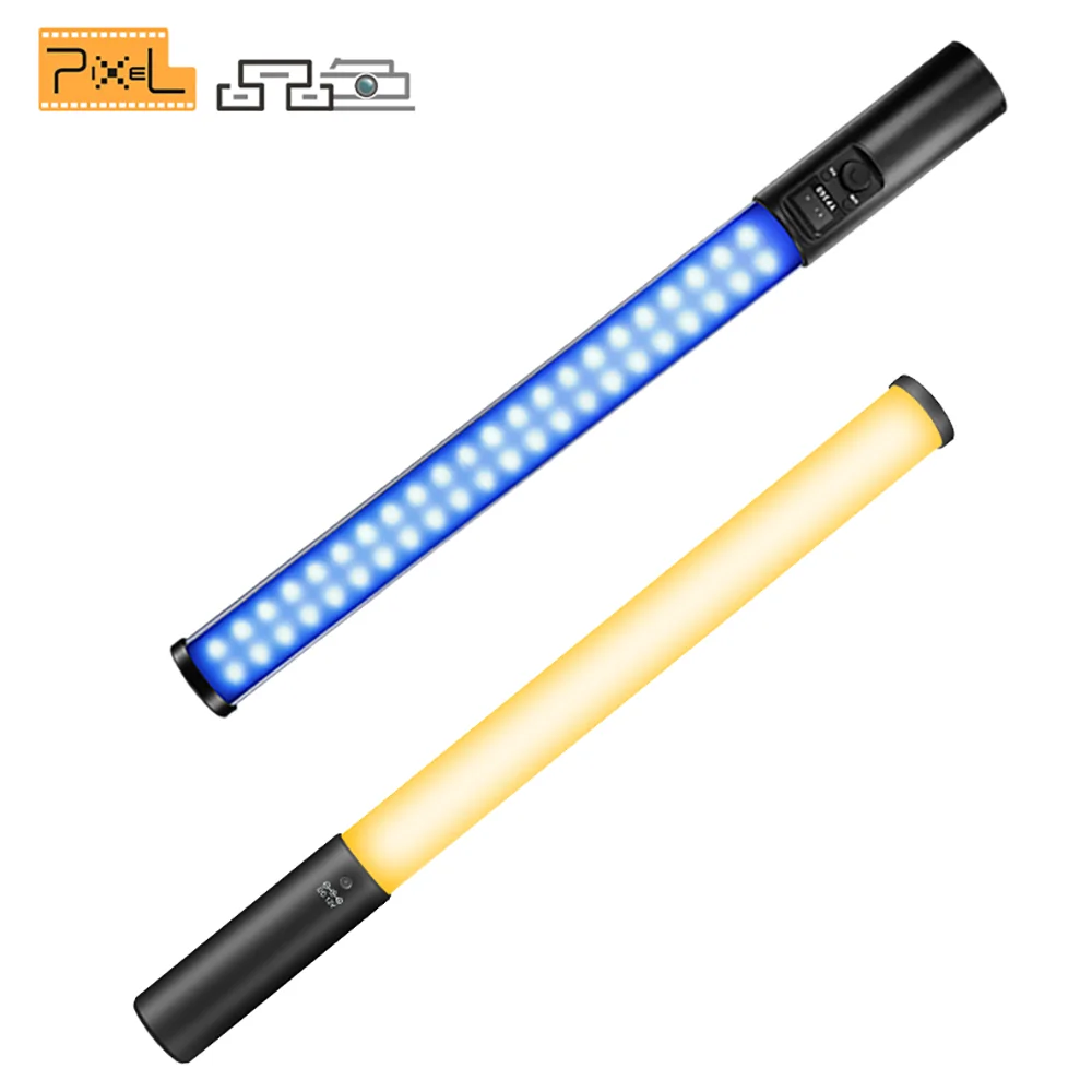 Pixel 60CM RGB Video Light 2500K-8500K Handheld Photography LED Tube Lights Wand for Party Video Shooting S24