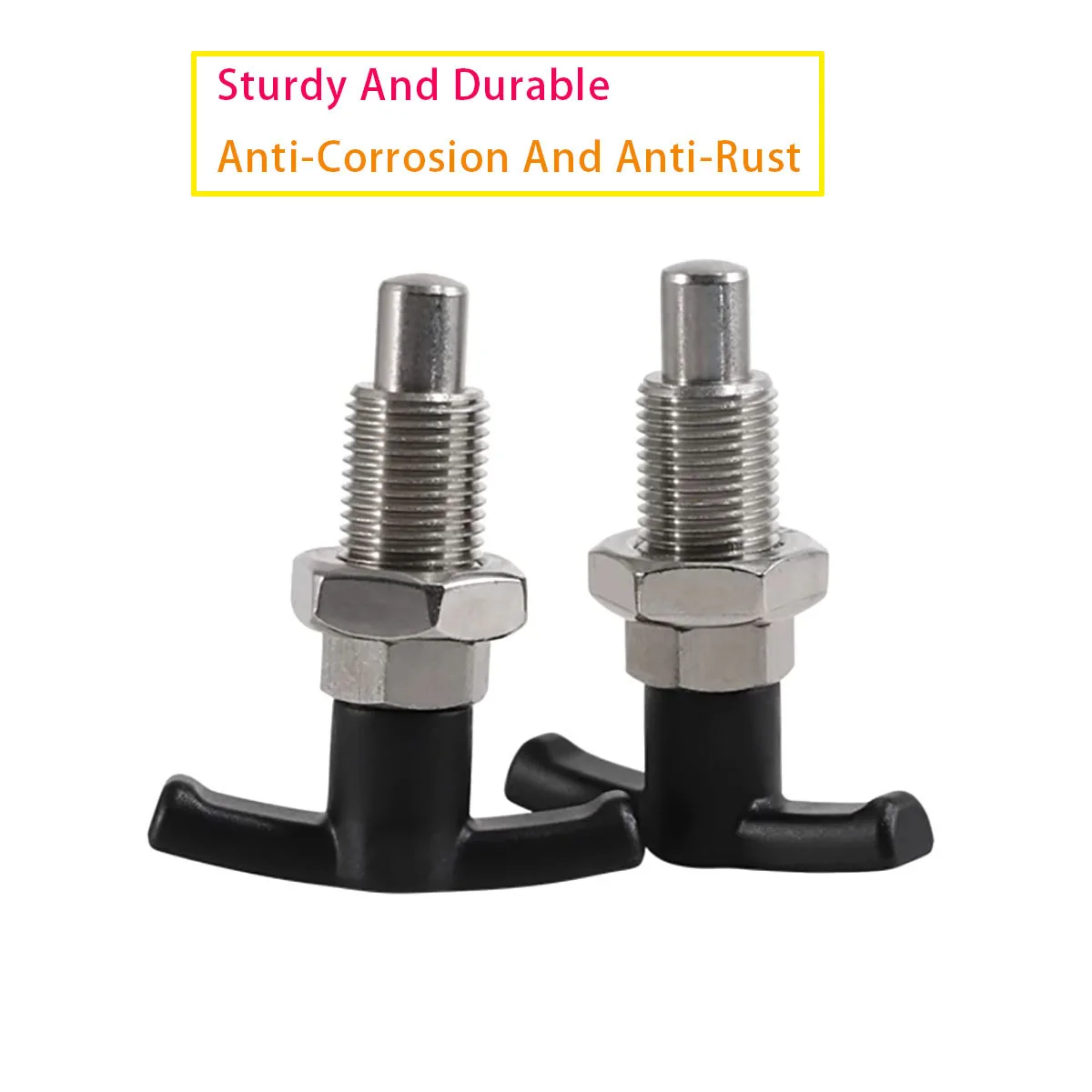 MJ250 Plastic T-shaped Handle Telescopic Spring Loaded Indexing Plunger Pin M10M12M16M20M24