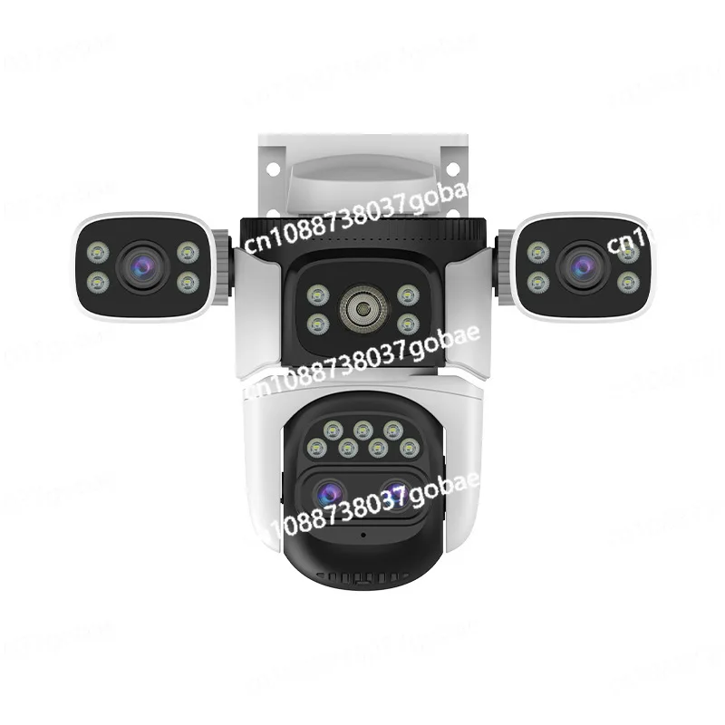 

Three-screen Surveillance Camera, Outdoor Waterproof High Definition 10x Zoom Remote 360 Degree Wireless Wifi Camera