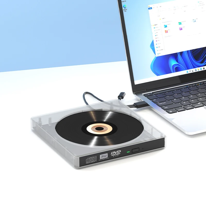 hit productUSB 4K Blu-ray Burner for Laptop and Mobile Devices 3D HD External Optical for Blu-ray Playback