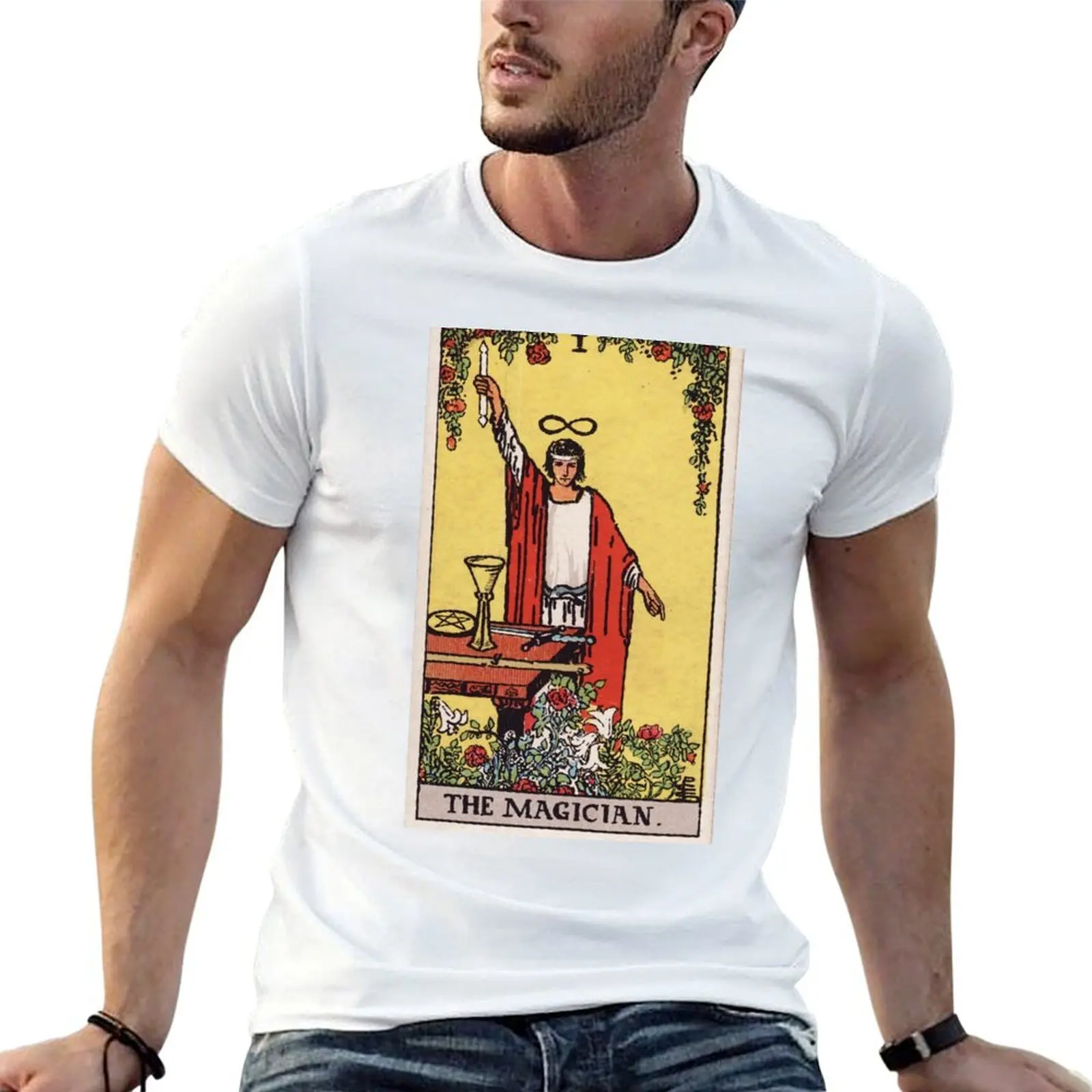The Magician T-Shirt t shirt man plain anime t shirts oversize man t shirts for men casual T-shirt