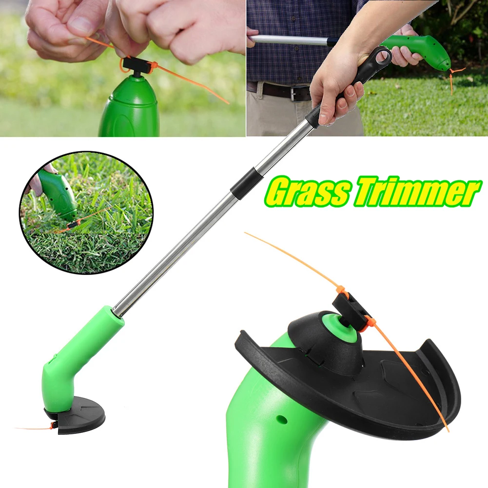 Imagem -02 - Portátil Multifuncional Elétrica Grass Trimmer Ferramentas de Jardim Corda Cortador Poda Mini Cortador de Grama Handheld T40