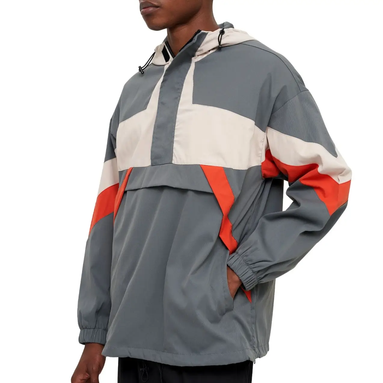 

Men's Outdoor Hiking Jackets Travel Windproof Loose Outerwear Spring&Autumn Hooded Sports Coats with Zipper 24H shipped