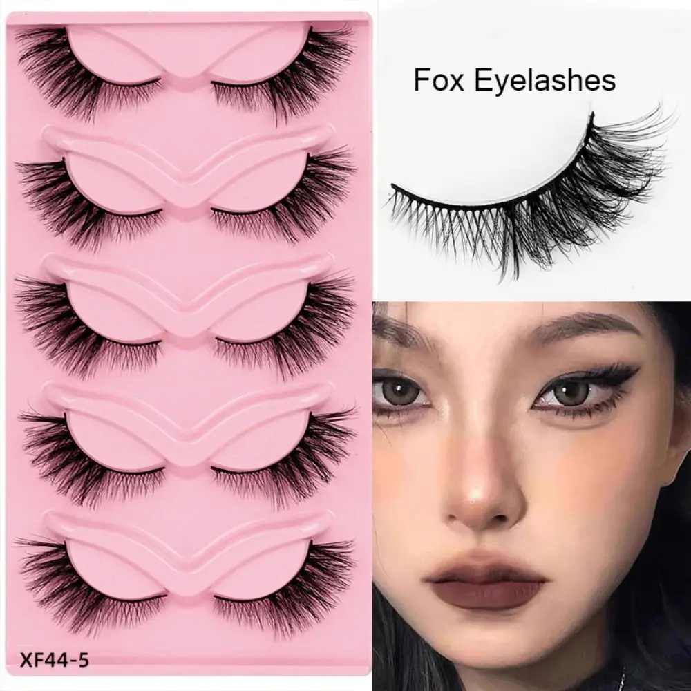 Hot Natural Appearance False Eyelashes Fluffy 13mm Fake Eyelashes Mink Long Soft Cat Eyelashes Women Girls