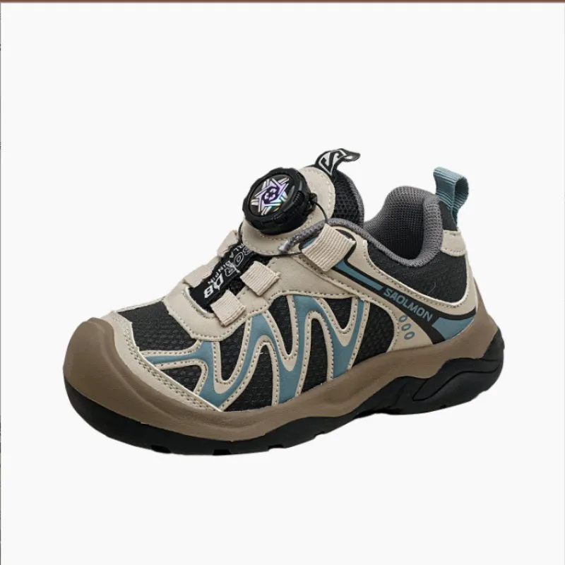 

Boys' Fashion Sports Shoes New Children's Running Shoes Girls' Lightweight Breathable Color Contrasting Mountaineering Shoes