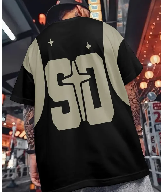 

The 2025 Summer New Fashion 3D Printed Short-sleeved T-shirt Is Sporty Casual Quick-drying and Breathable