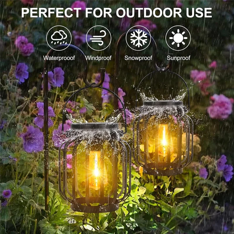 

ABYN-Replacement Solar Light Parts For Lantern: 3 Inch Waterproof Solar Replacement Top For Old Lantern Replacement Light