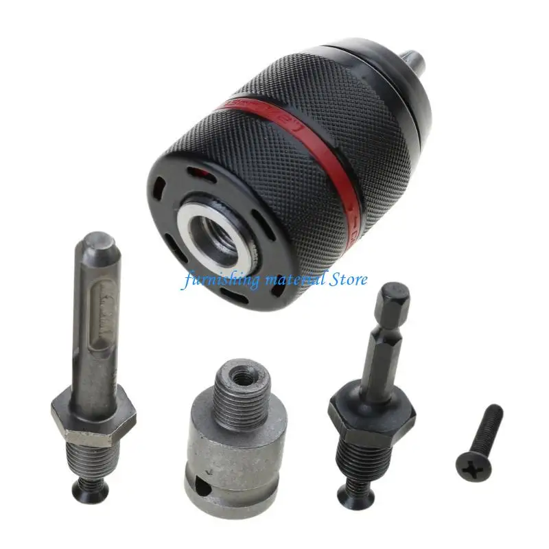 

Y5GD Keyless Hand Drill Chuck Mount 13mm Self-Tighten Drill Chuck for Hand Drill