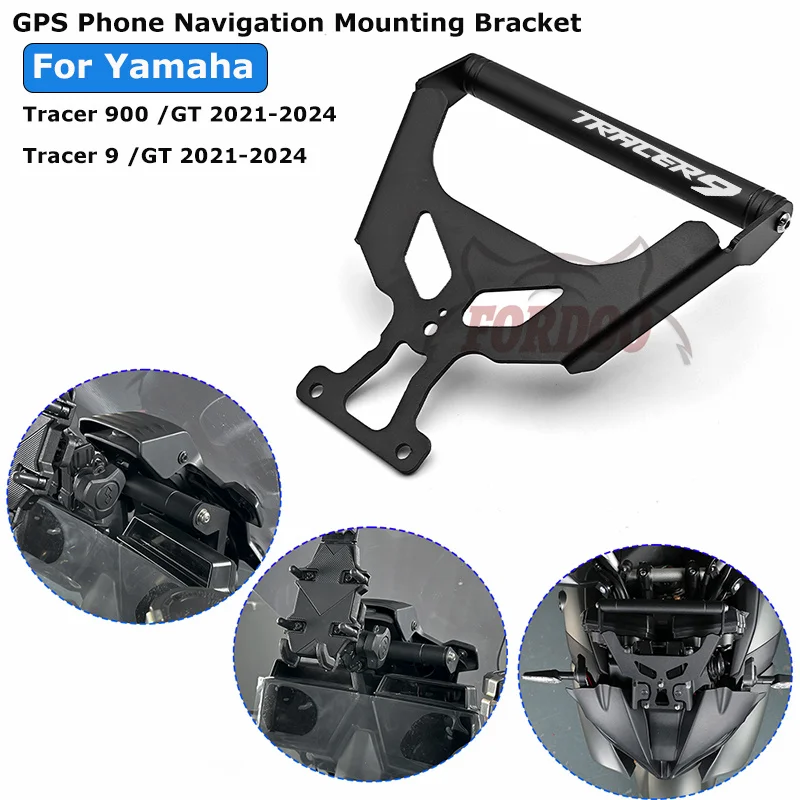 TRACER 9 900 GT 2024 GPS soporte de montaje para teléfono inteligente, para Yamaha Tracer 9GT 900GT 9/900/GT 2021 2022 2023