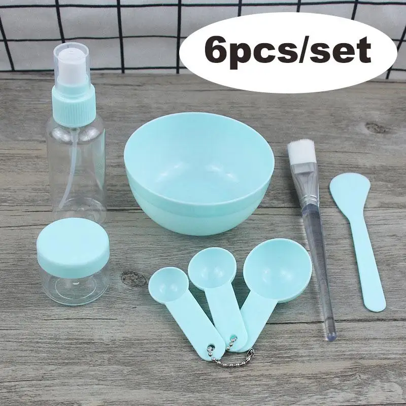 3/8 pçs escova facial máscara tigela colher conjunto máscara escova barra diy ferramentas de beleza ferramentas de mistura cuidados com a pele suprimentos de maquiagem mulher cuidados com a pele