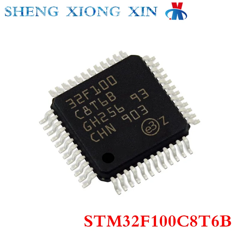 

5pcs/Lot 100% New STM32F100C8T6B STM32F100CBT6B LQFP-48 ARM Microcontrollers - MCU 32F100 STM32F100 Integrated Circuit