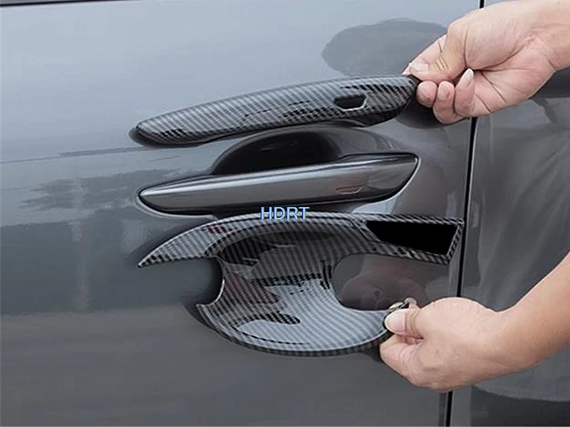 Car Styling Door Handle Frame Gate Bowl Trim Cover Protector Decoration Accessories Exterior Sticker For Mazda CX-50 CX50 2023 +