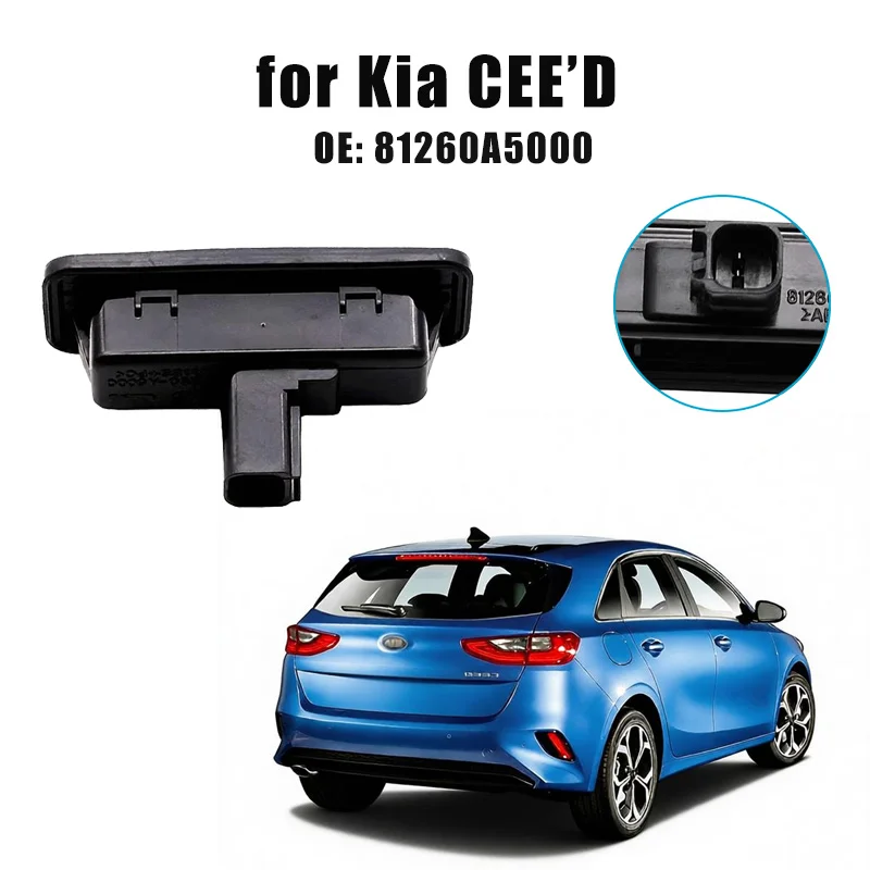 Rear Door Opener Tailgate Switch For Kia CEE'D 2015-2018 HYUNDAI i30 Trunk Release Handle Outside Lid Lock Handle 81260A5000