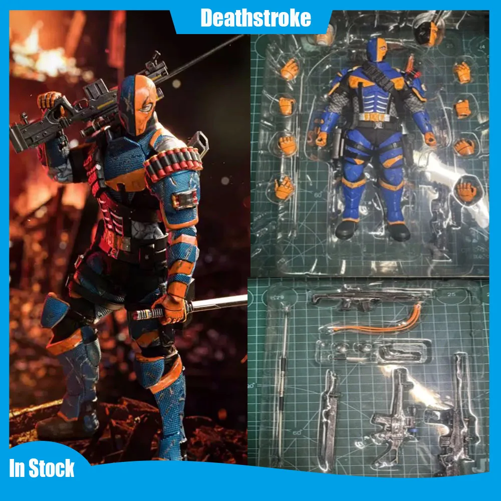 In Stock Third Party Mixmax Hell Assassin Deathstroke Stab Of The Hades 1/12 Scale Aniem Action Figure Toys Christmas Gifts