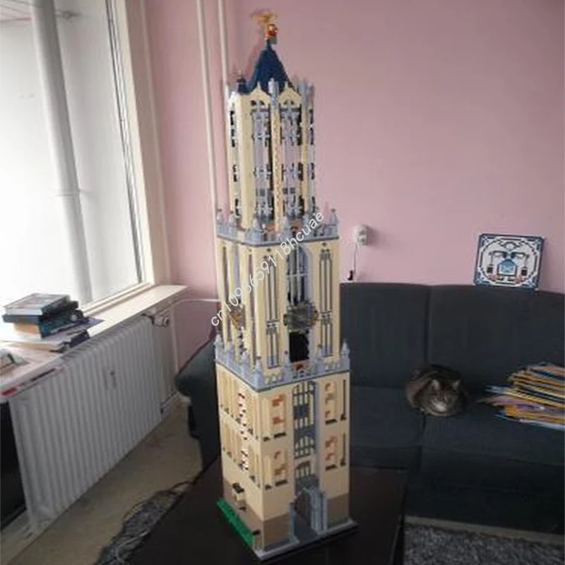 

11689 шт. MOC Domtoren Утрет, архитектурная модель, строительные блоки, игрушки для рукоделия, идея для сборки на день рождения, креативные рождественские подарки