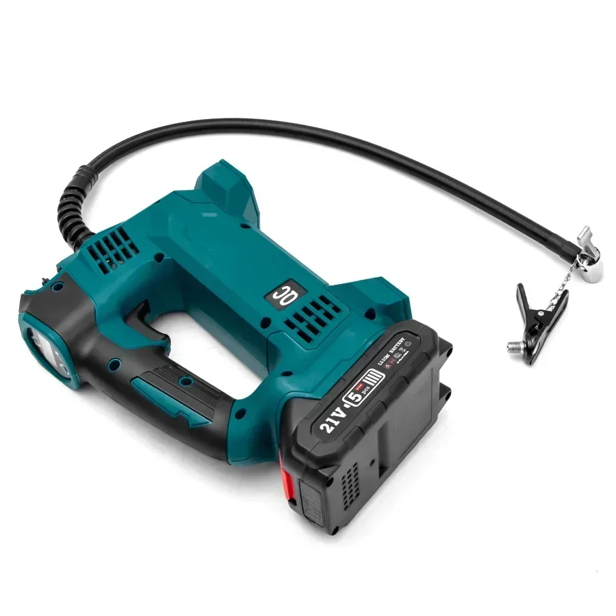 

l Portable Electric Cordless Air Pump Air Compressor Inflatable Pump for Makita 18V Battery Handheld Digital Inflator Car Tire