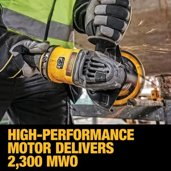 DEWALT DCG418 125MM Brushless Cordless Grinder With Kickback Brake FLEXVOLT®60V MAX Lithium Power Tools Bare Tool