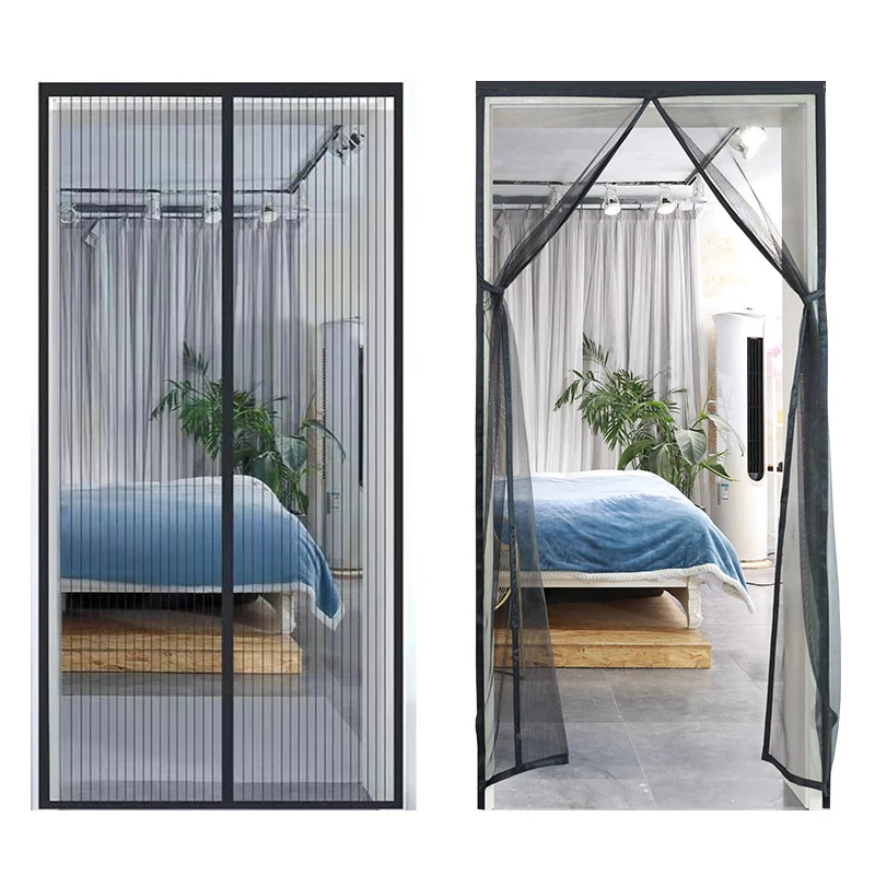 

Magnetic Door Screen Mosquito Net Curtain Fly Insect Anti-mosquito Auto Closing Invisible Mesh For Summer Indoor And Outdoor Use