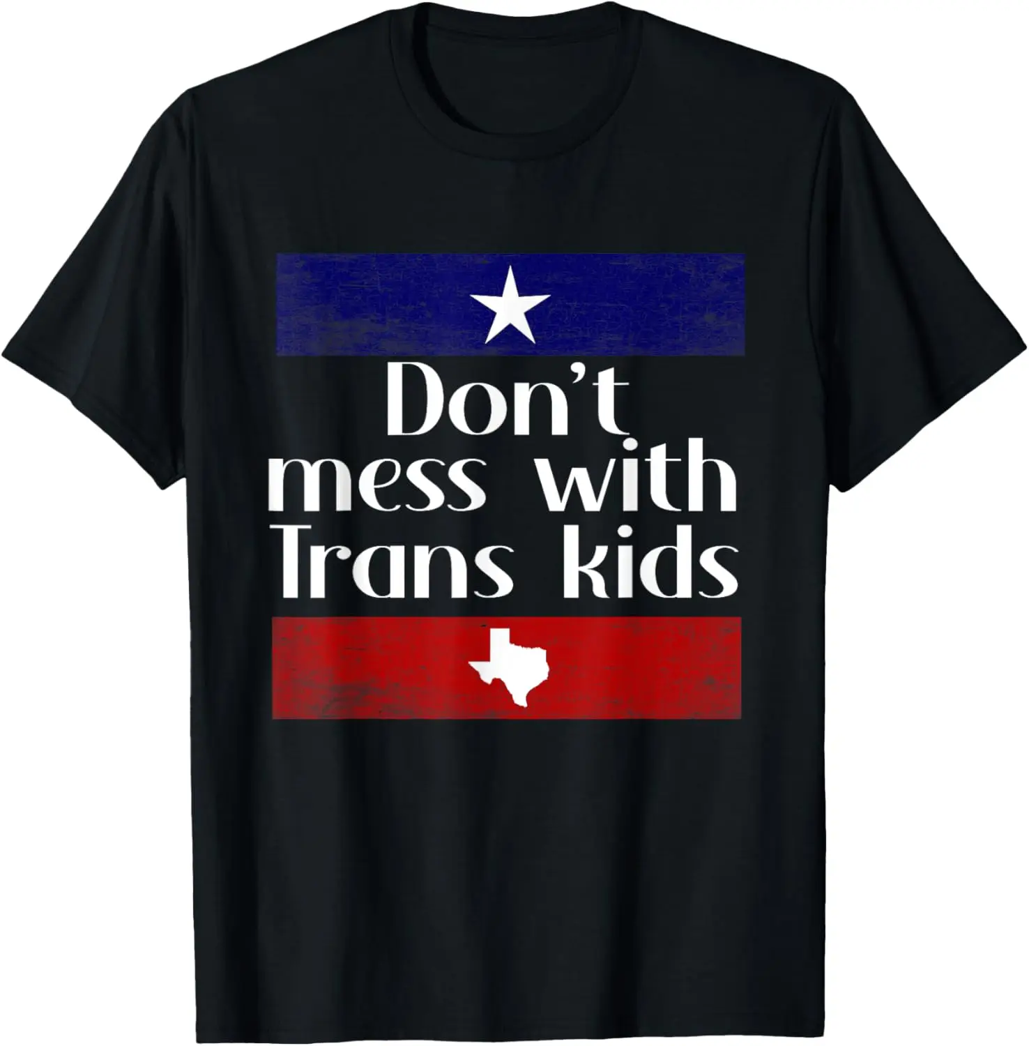 

Don't Mess With Trans Kids Texas Vintage T-Shirt