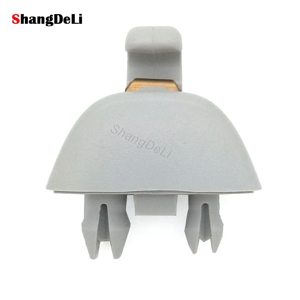 Enganches para viseras parasol interior sol visera Clip de gancho soporte para VW Passat B7 Polo para Skoda Rapid 2012 a 2015