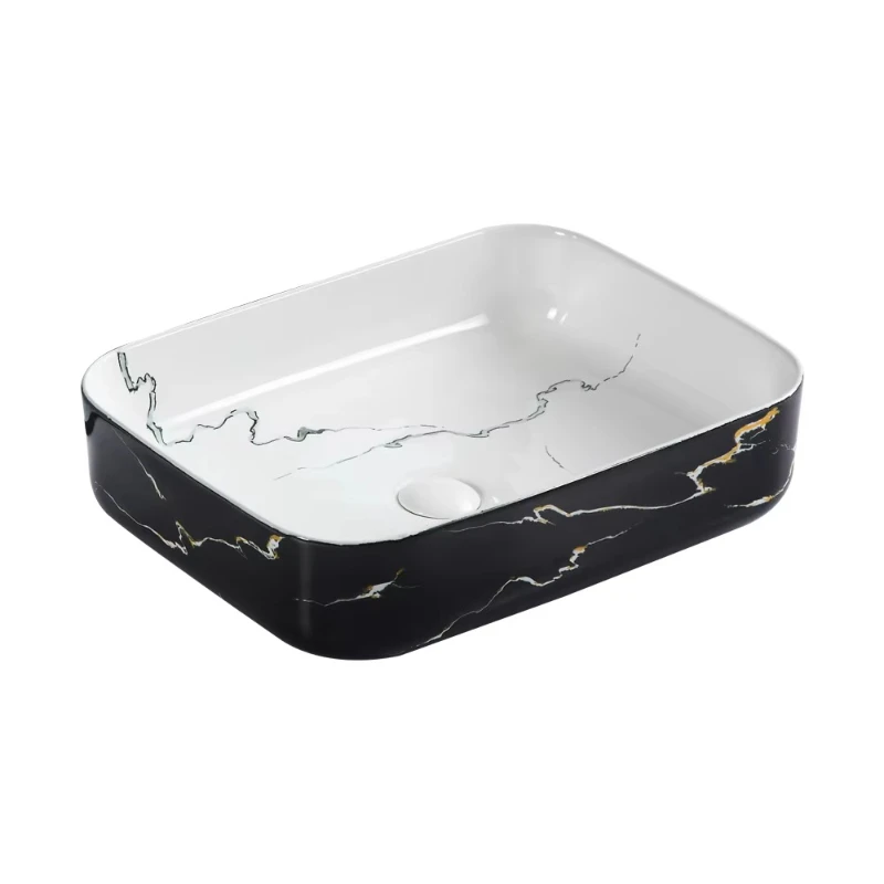 

Luxury hotel ceramic bathroom wash basin sink marble