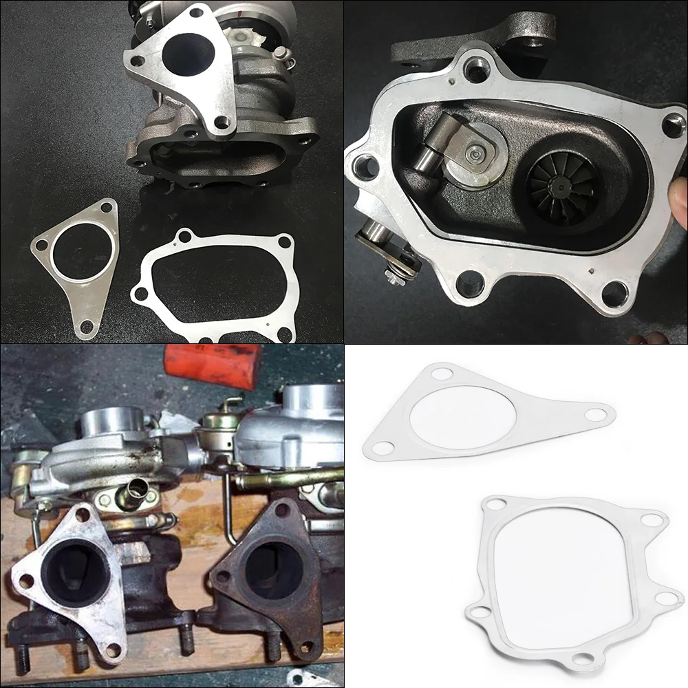 PQY - 1 PIECE For SUBARU TOYOTA EJ20 EJ25 TD04L TD05H TD04 TD05 Turbo Gaskets Down pipe Manifold Gasket Kit