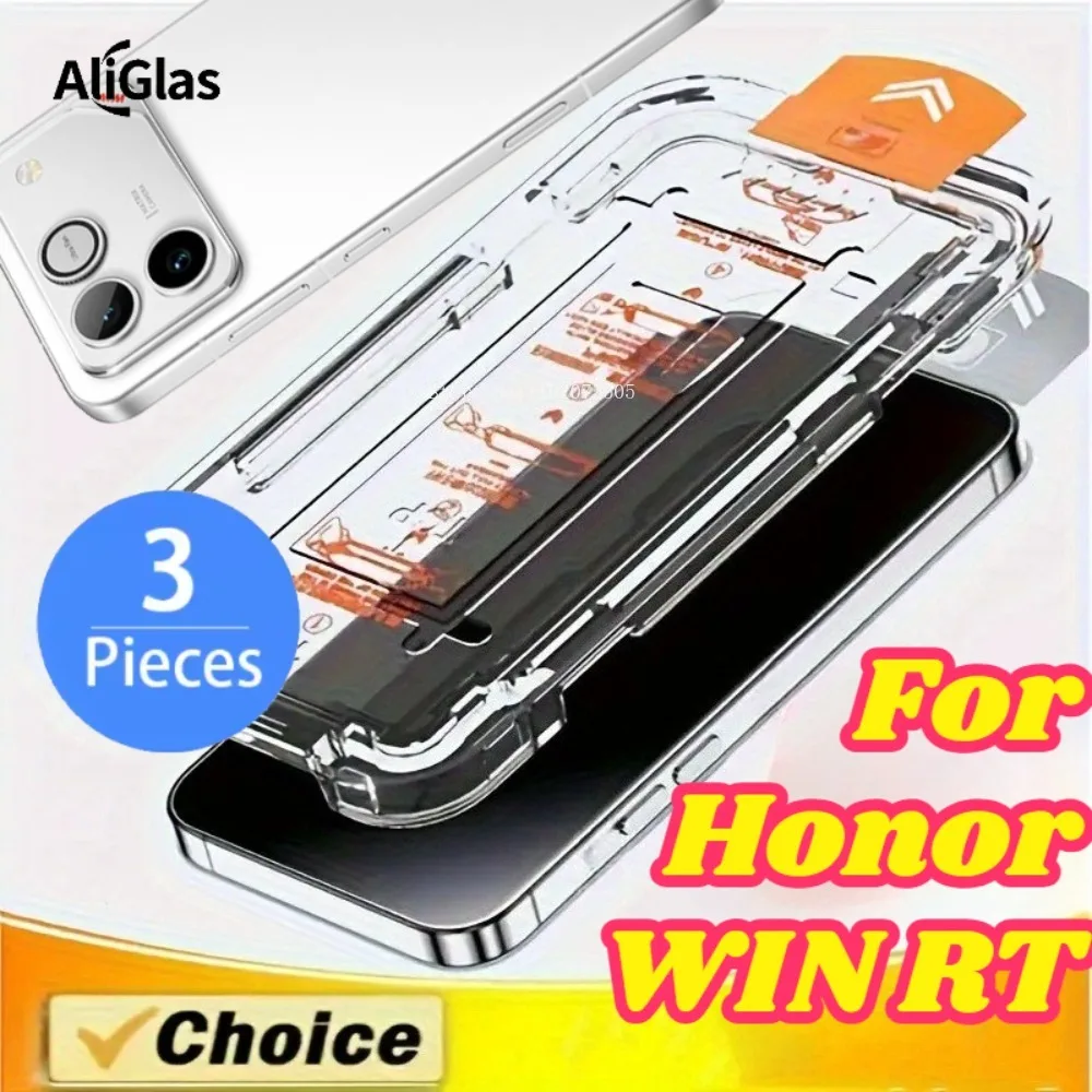

3 шт., защитная пленка из закаленного стекла, совместимая с сериями Honor Win RT, глянцевая защитная пленка для экрана Huawei Honor Win RT, 3 шт.