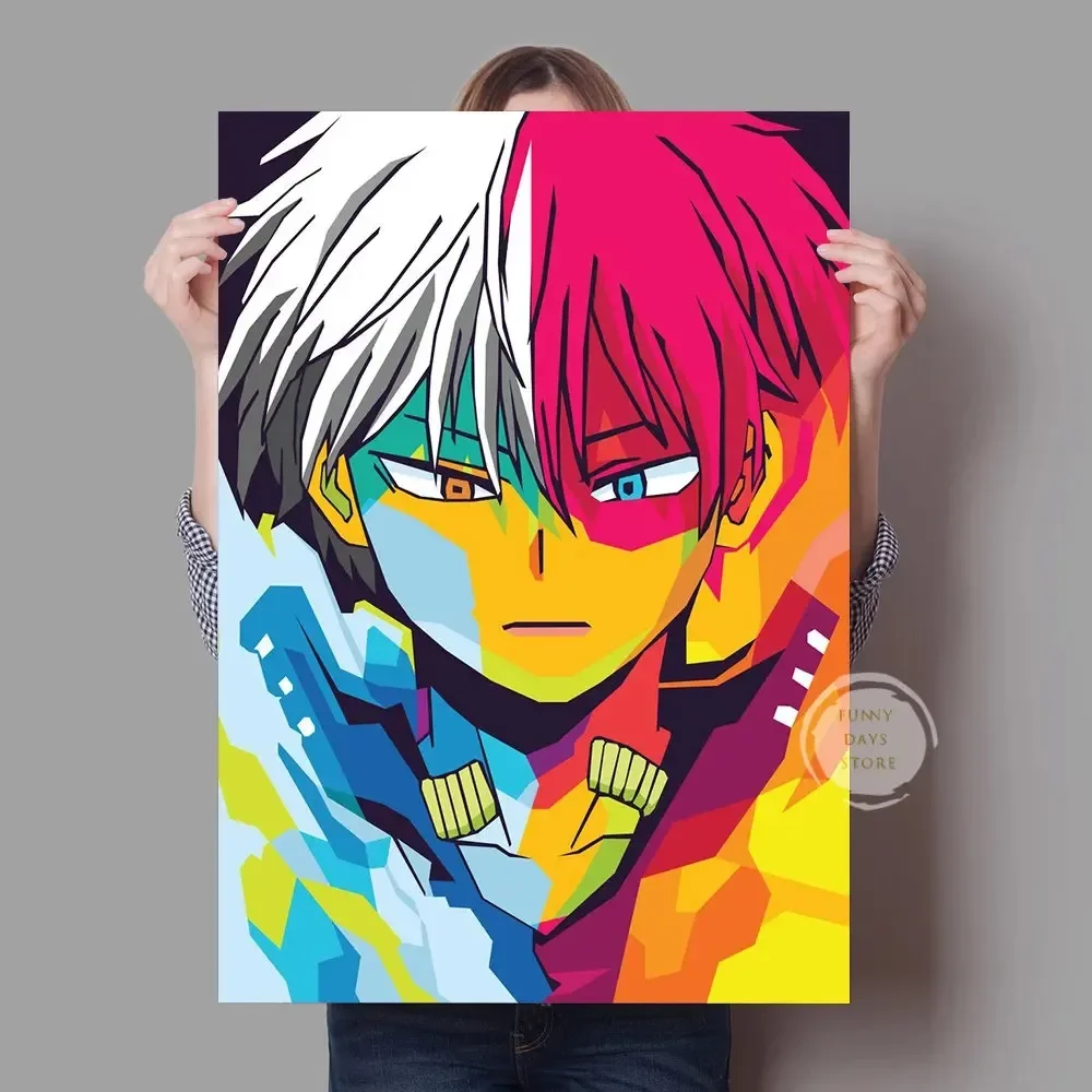 Japanese Anime JoJo S Bizarre Adventure Poster  Shinobu Kocho Gojo  Pop Art Demon Slayer Canvas Painting Manga Room Home Decor