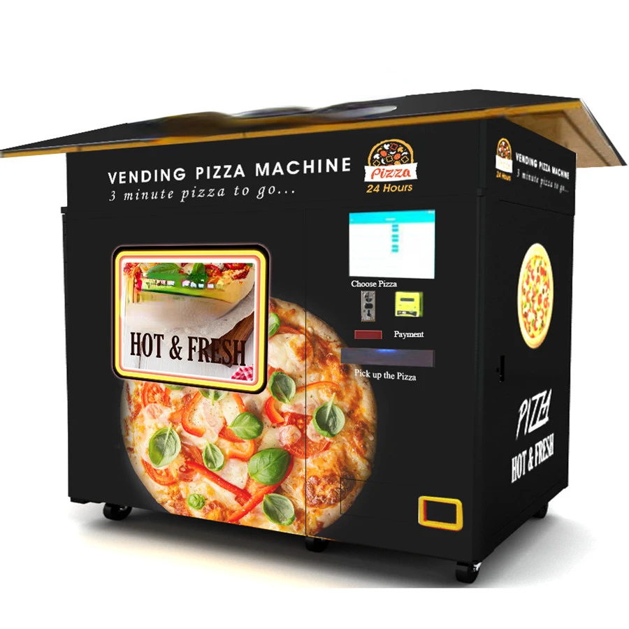 Outdoor Business Self-service Fast Food Making Machine Fully Automatic Pizza Vending Machines for sale