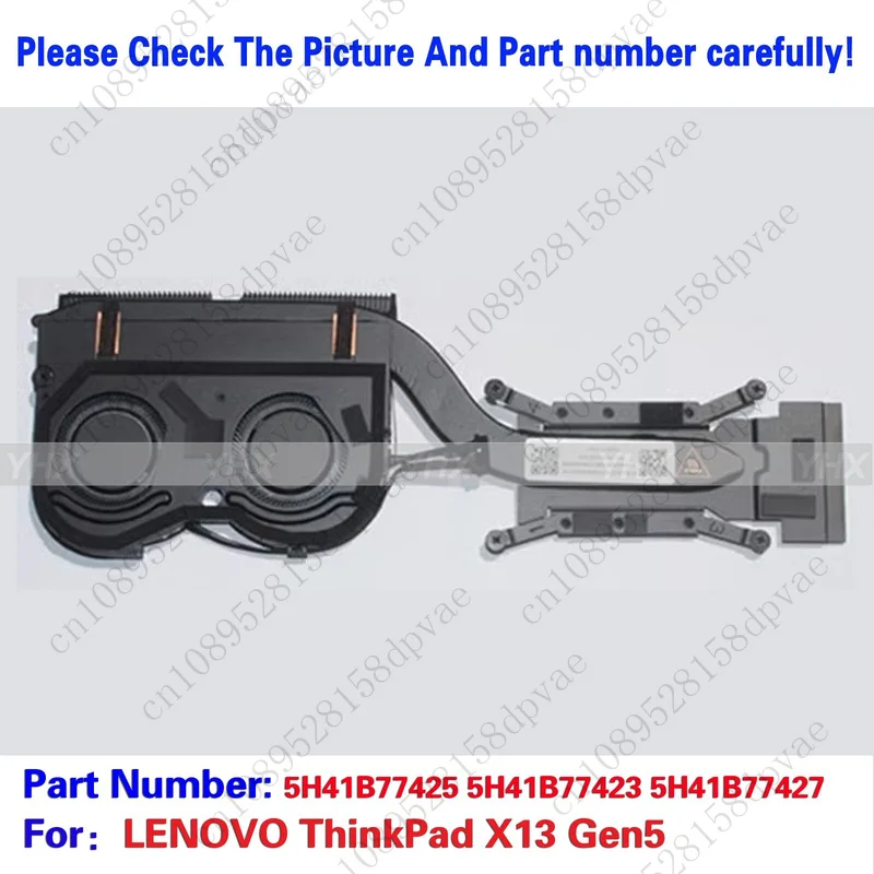 

GYX новый для LENOVO ThinkPad X13 Gen5 охлаждающий вентилятор радиатора 5H41B77425