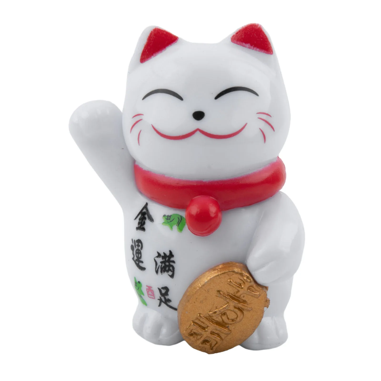 1PCS PVC Mini Lucky Cat Welcoming Waving Hands Fortune Cats Figurines For Cashier New Store Opening Gifts Chinese Cats Decor