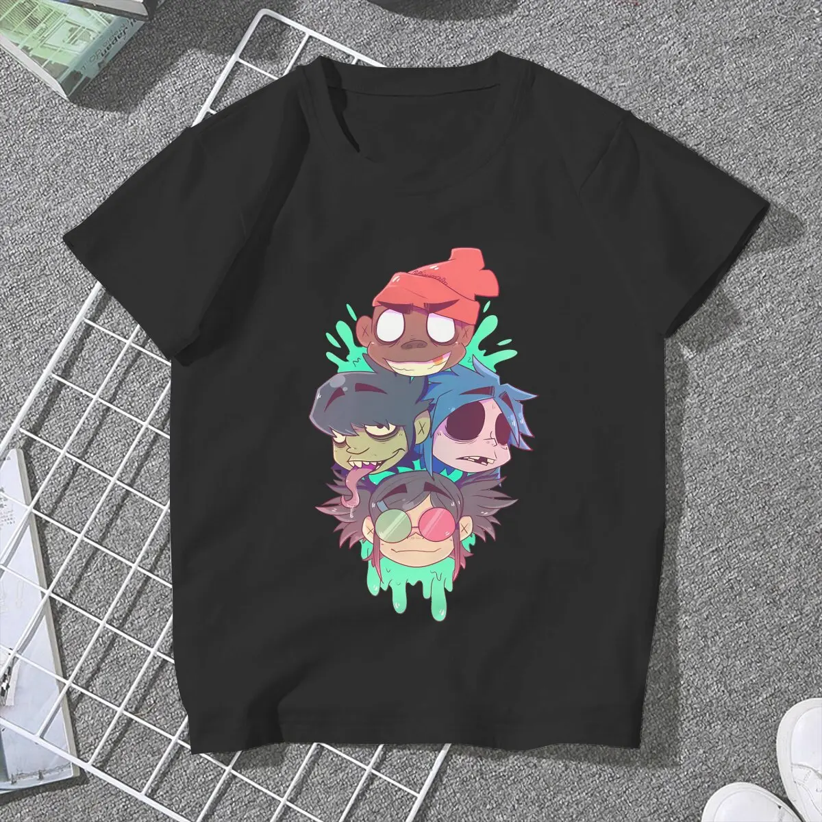 Band Gorillaz Cinco De Mayo Tshirt Homme Women's Clothes Unisex Polyester Blusas T Shirt For Women