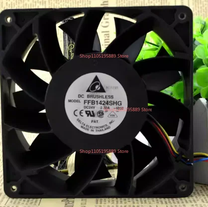 For Delta FFB1424SHG 14051 140mm 14cm DC 24V 2.3A Industrial Pc Case Server Inverter Cooling Fans Blower