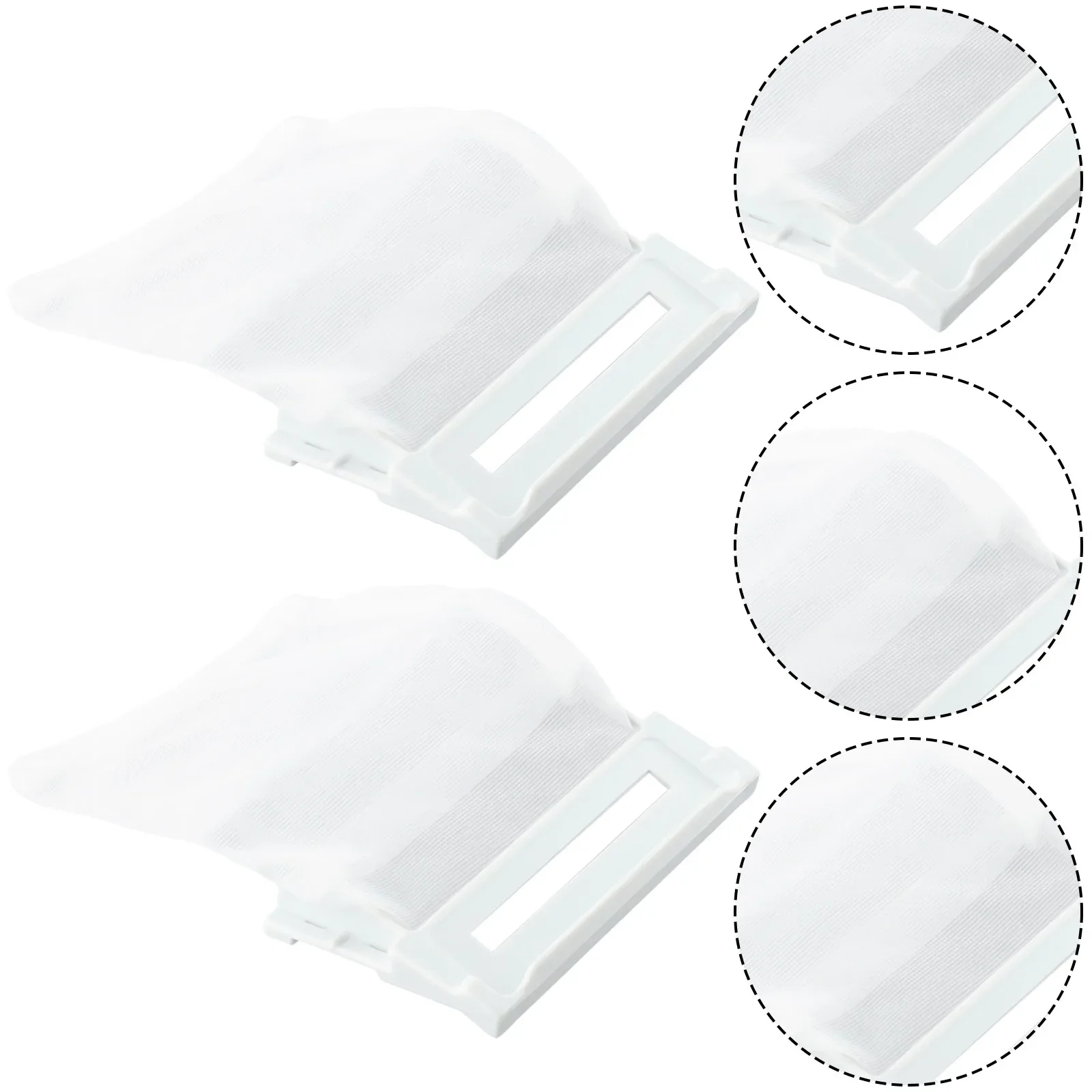 2pcs Filter Bags Kits Washing Machine Laundry Lint Hair Catcher Mesh 100*60mm Parts Accessories Sale High Quality