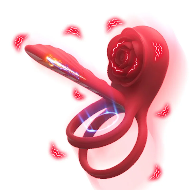 Second Generation Tuanhua Vibration Ring Wireless Remote Control Locking Semen Ring Couple Resonance Double Ring Adult Sex Sex P