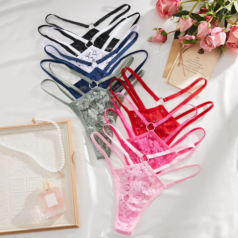 

Sexy Lace Underwear Female Interest Hollow New Comfortable Breathable Multi-color Low Waist Women Underwear Thongs Women Sexy