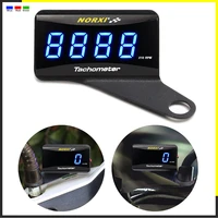 Mini medidor de RPM para motocicleta, pantalla LCD cuadrada Digital, tacómetro de hora para motor, tacómetro para BMW, YAMAHA, KAWASAKI Racing