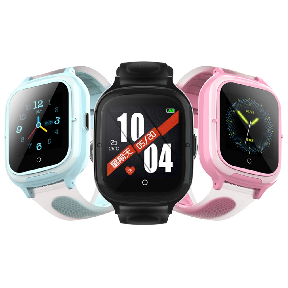 New Baby Kids Smart Watch GPS Child Locator Kids 4G Wristband With SIM Card IP67 Calling Waterproof SOS Smartwatch DF55