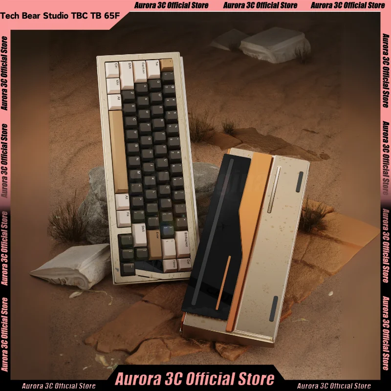 Tech Bear Studio TBC TB 65F Mechanical Keyboard Tri Mode Wireless Keyboard Custom Aluminium Alloy Keyboard Kit PC Accessories