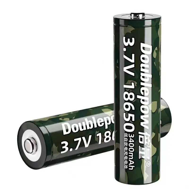 Batería recargable de iones de litio, 100%, 18650, 3,7 v, 3400mAh, para herramientas eléctricas de linterna, 2 unidades por lote