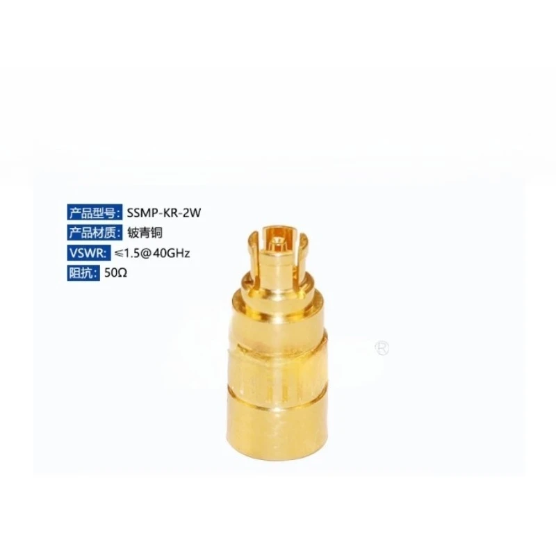 SSMP female load DC-40GHZ test beryllium bronze GPPO female end point 50 ohms SMPM female inner hole