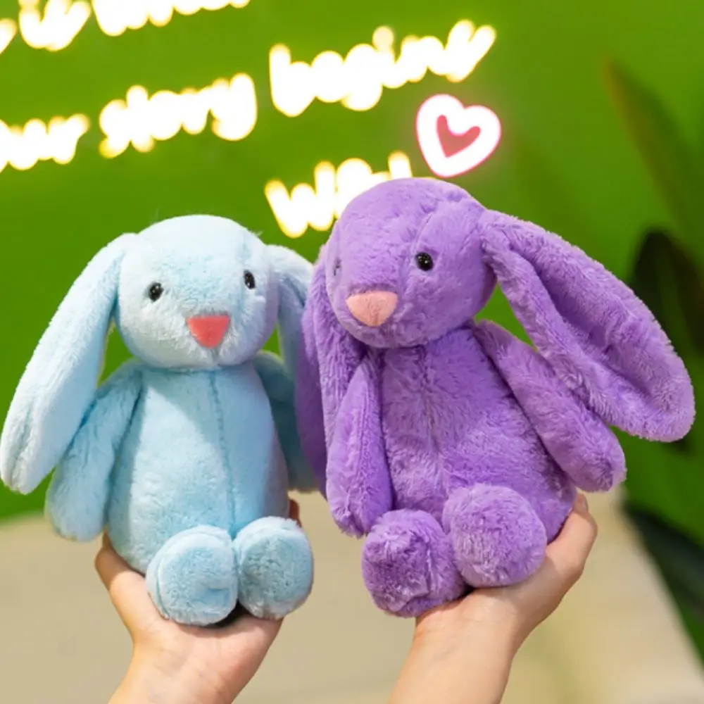 

Christian Easter Rabbit Plush Doll PP Cotton Soft Easter Bonnie Rabbit Doll Cartoon Fluffy Animals Stuffed Toy Birthday Parties