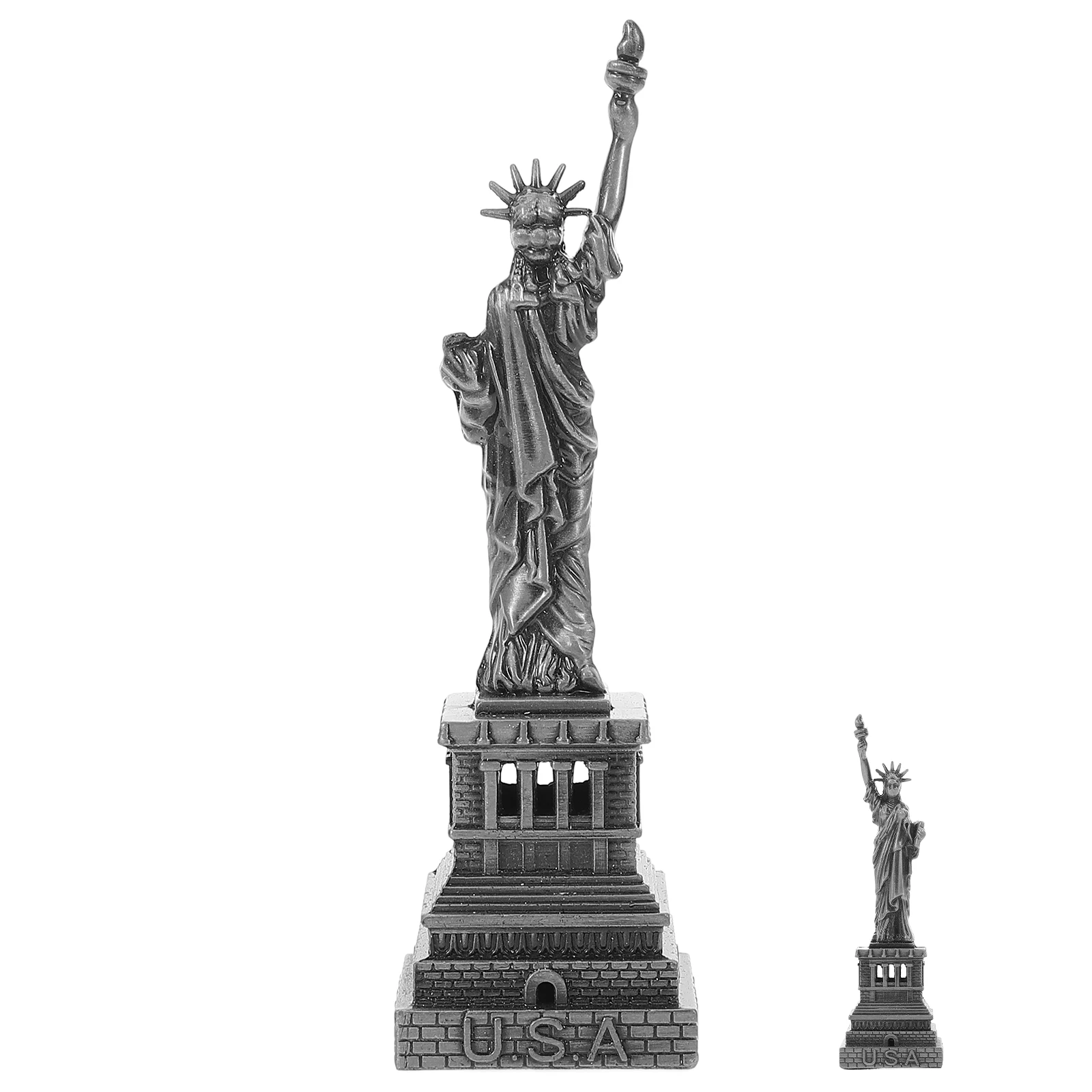 

Liberty Collection Souvenir Desktop Ornament Garden Adornment Landscape Decor Smooth Surface Easy Clean Statue of
