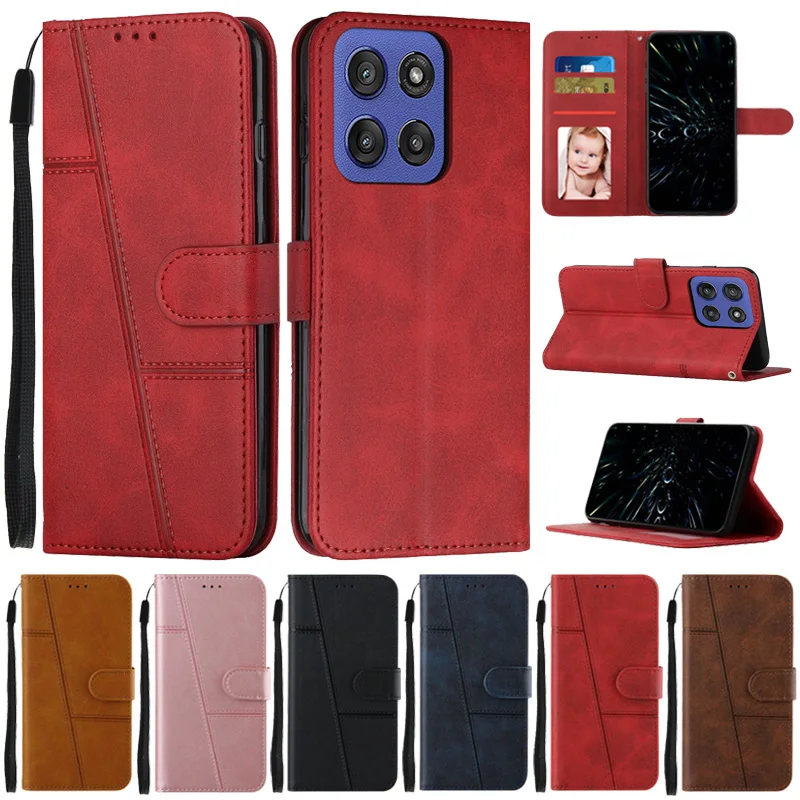 Funda Tipo Cartera con Tapa para Motorola Moto G Stylus 5G 2025, Funda Protectora para Coque Motorola Moto G Stylus 5G 2025