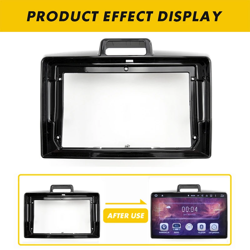 9 Inch Car Radio Fascia Frame  Install Panel Dashboard For Corolla AXIO/FIELDER 2015