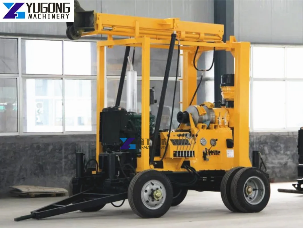 Water Well Drilling Rig Borewell Digging Machine Portable Earth Drilling Rig Small Water Well Drilling Machine